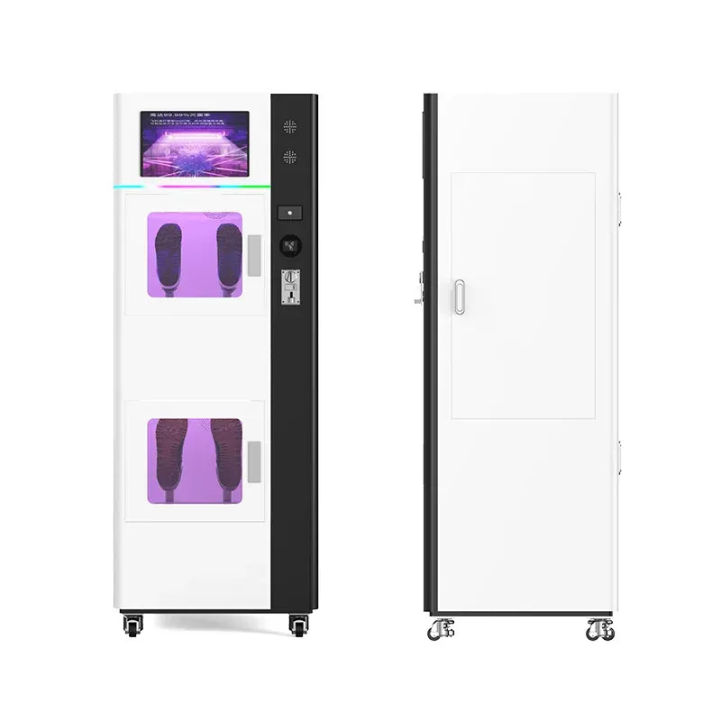 Commercial Shoe Washer Dryer with UVC and Ozone Disinfection