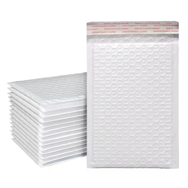 Wholesale Hot Selling 250pcs Poly Bubble Self Adhesive Secure Biodegradable Eco-Friendly Express Packaging Bubble Mailer Padded