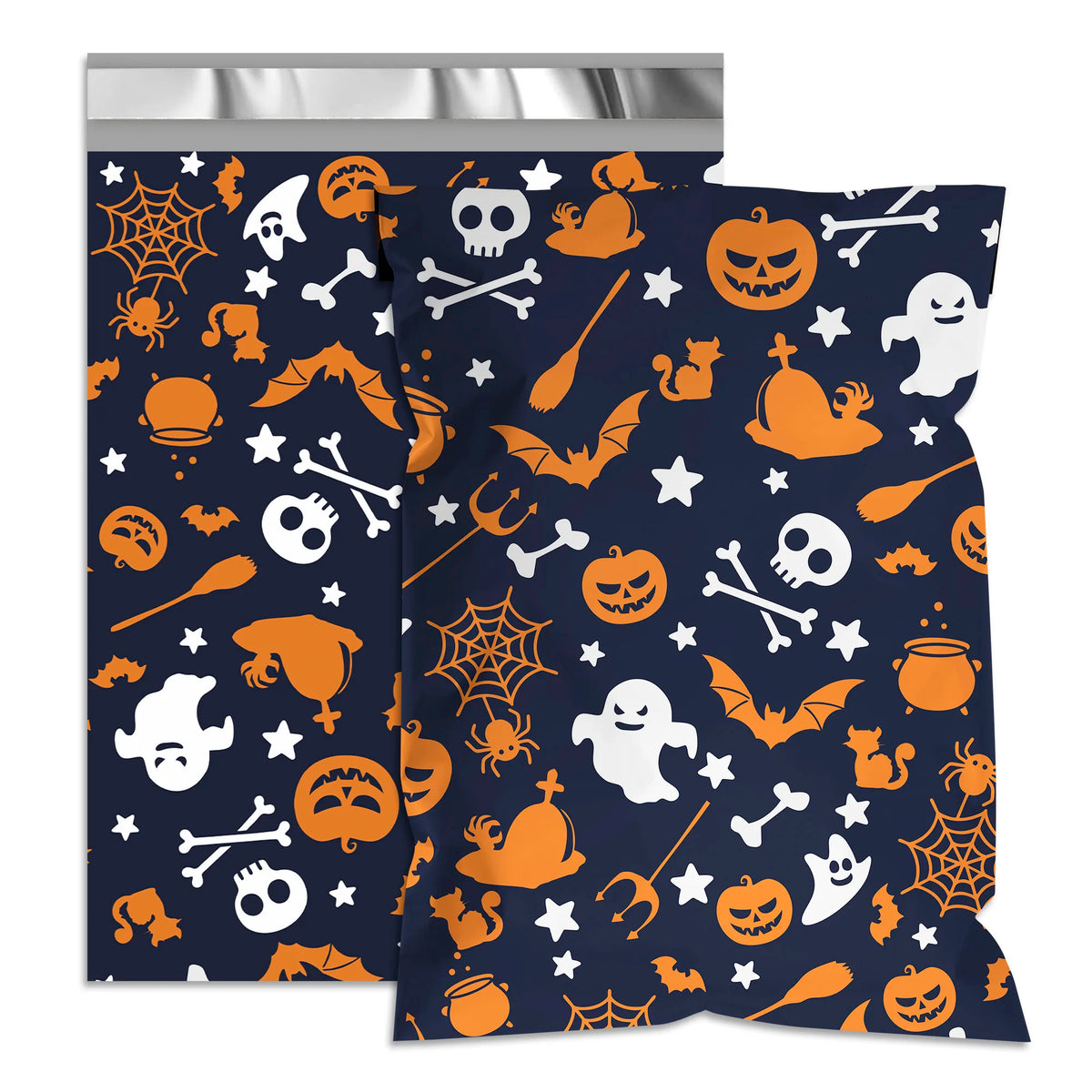 Poly Mailers 10*13 Inch 50 Pack Halloween Printed Shipping Bags Thickness Waterproof and TearResistant Mailing Envelopes