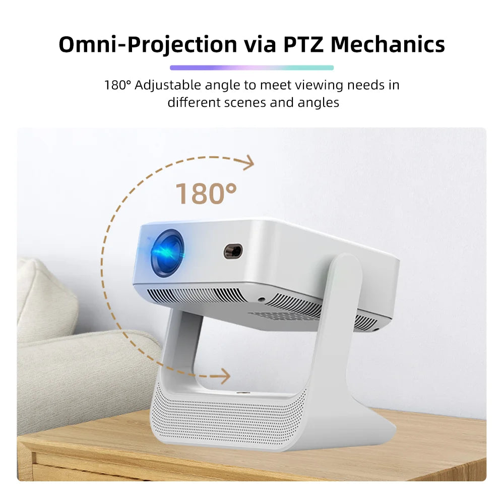 C3 Flick Smart Projector with Touch Screen Pad Android OS 5G Wifi bluetooth 4k Projectors & Presentation Equipments My Store