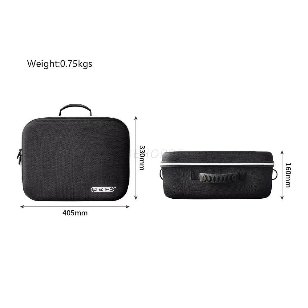 Portable EVA Hard Travel Bag Shockproof Storage Case for Playstation VR 2 and AR Hardware Carrying VR Accessories Tidesmit