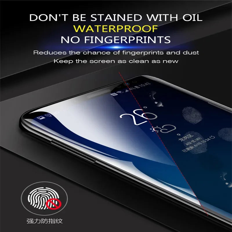 Samsung Galaxy Hydrogel Screen Protector 3-Pack - Case Friendly HD Film Tidesmit