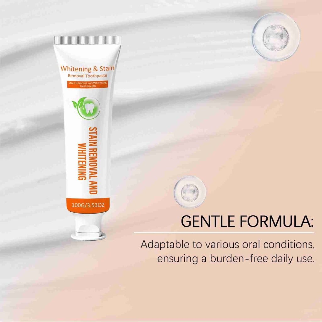 Tidesmit teeth whitening toothpaste for plaque removal, gum protection, and enamel strengthening