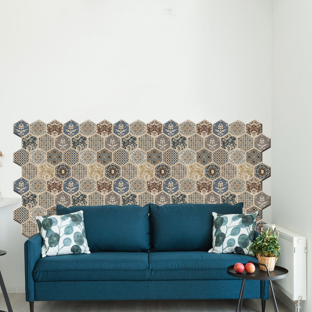 5/10pcs Peel and Stick Tile Backsplash Thicker Design Marble Tiles 12"x12" Stick on Backsplash Self Adhesive Tiles for Anyroom