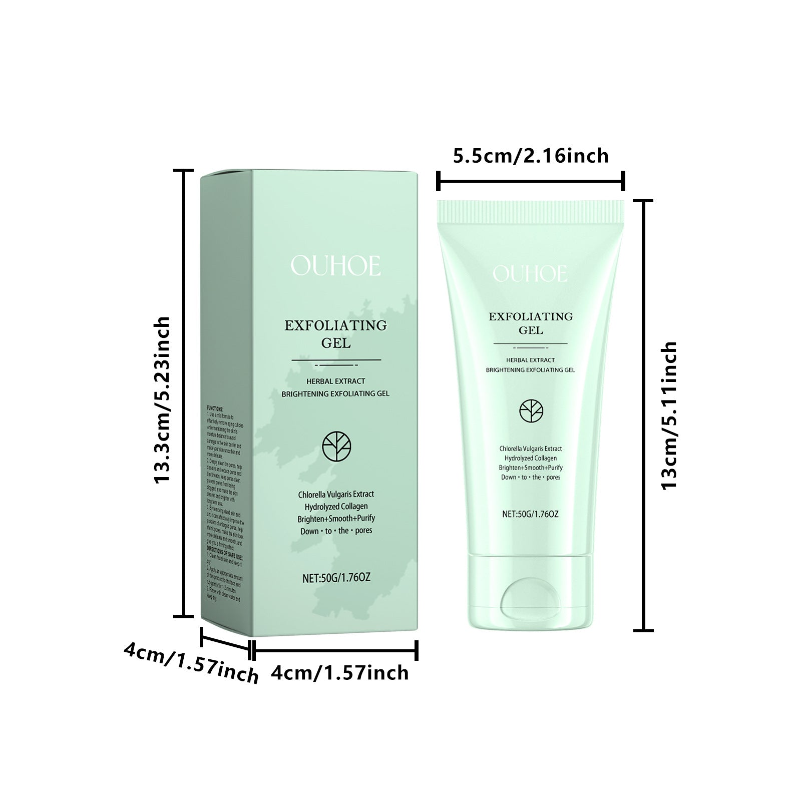Exfoliating Peeling Gel for Dark Spots, 50g Deep Pore Cleansing Treatment Scrubs Treatments Tidesmit