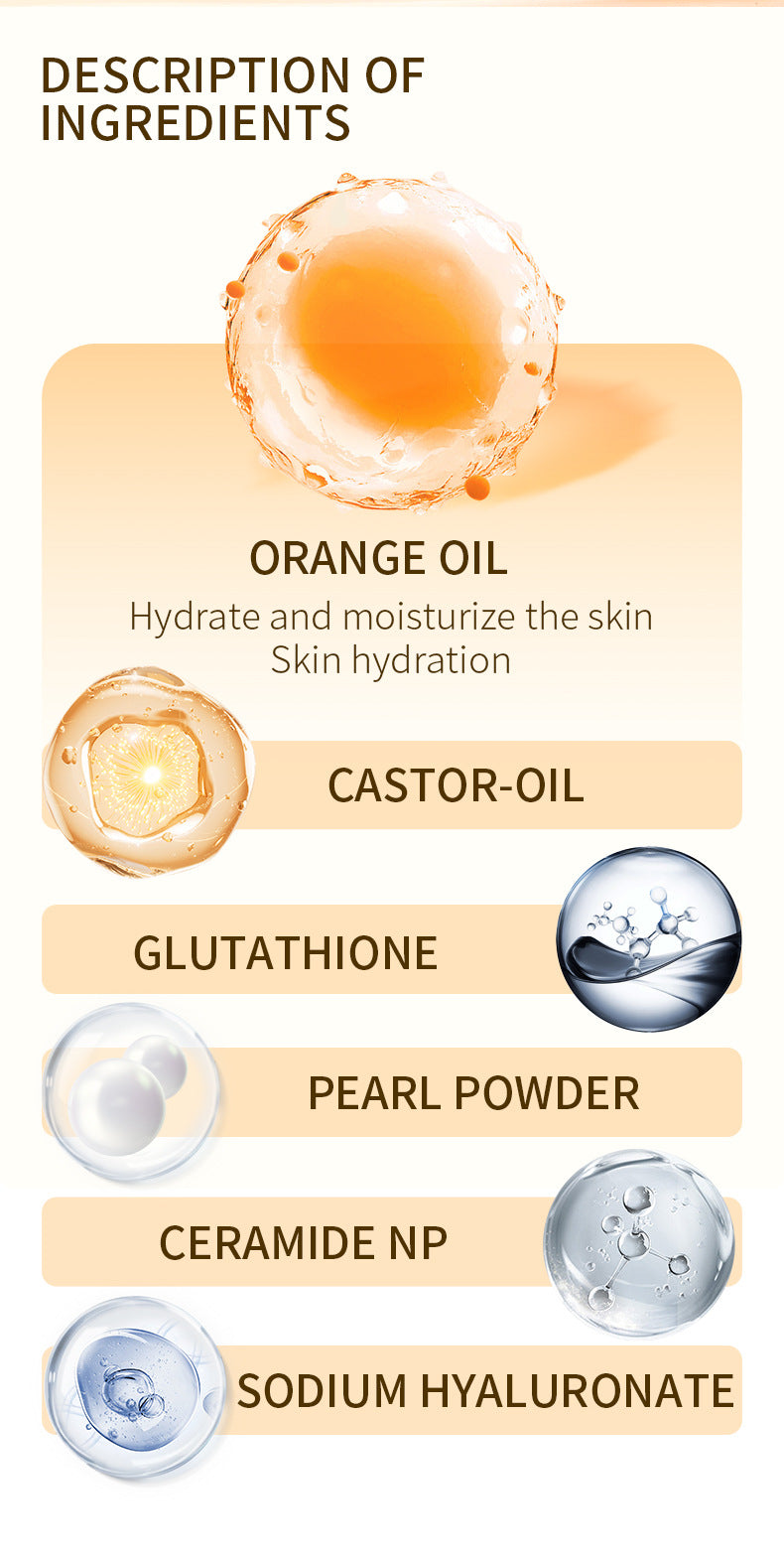 Orange Exfoliating Gel - Brightening Face & Body Scrub 100g Scrubs Treatments Tidesmit
