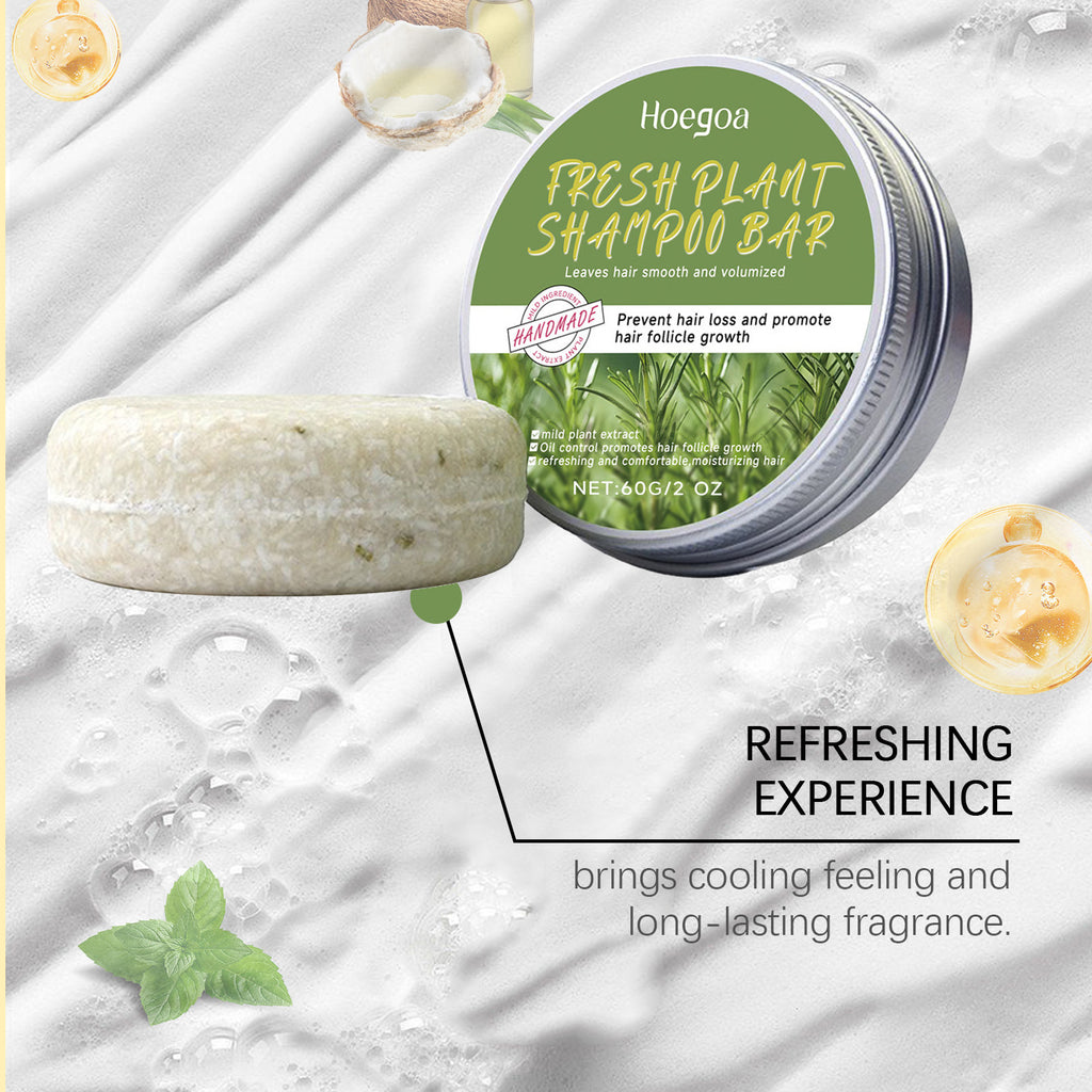 Rosemary Shampoo Bar Anti Hair Loss Oil Control Promote Hair Growth Refreshing Smoothing Volumizing Handmade Natural Hair Soap