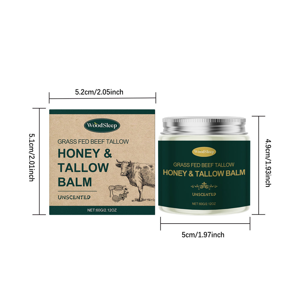 Honey Beef Tallow Moisturizer Nourishing Improve Skin Elasticity Reduce Wrinkles Soften Skin Brightening Facial Hydrating Cream