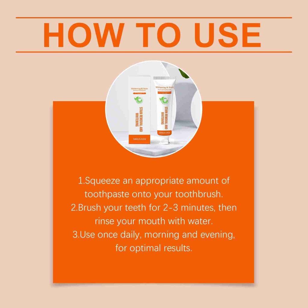 Tidesmit whitening toothpaste for plaque removal and gum protection to brighten teeth and remove oral odor.