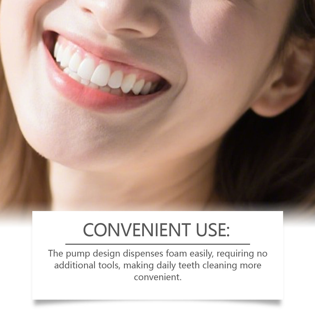 Tidesmit 5D White Foam Toothpaste Mousse for gentle teeth whitening and daily oral stain removal