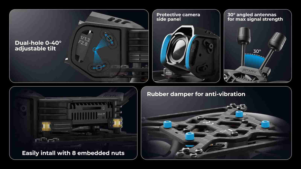 BETAFPV Pavo20 Pro II Camera Drone - O4 Pro ELRS 2.4G System Tidesmit