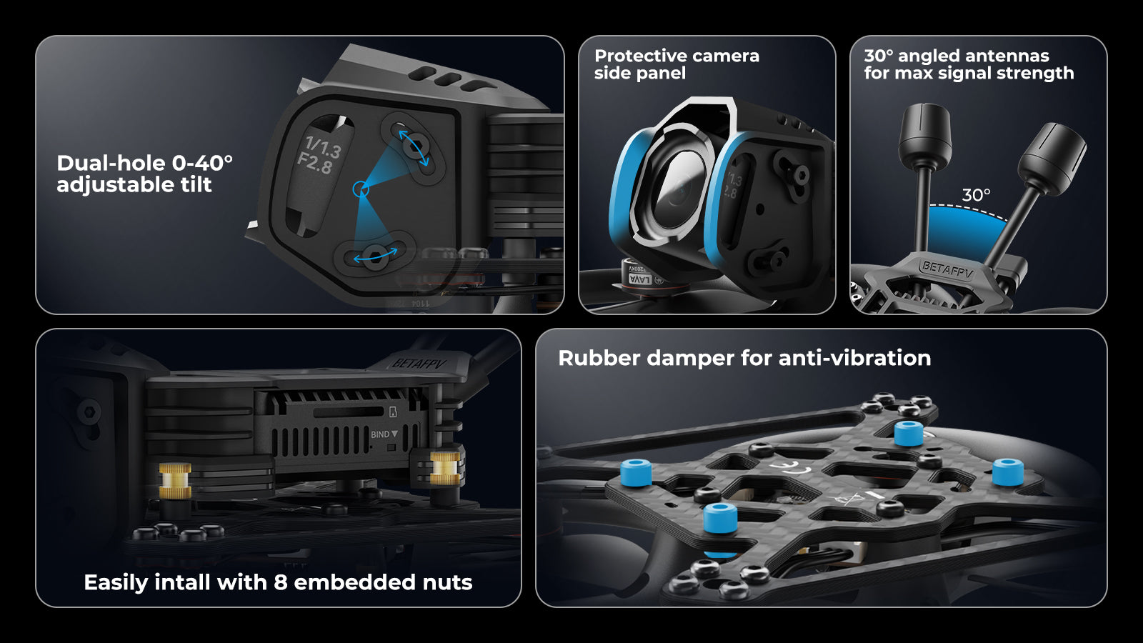 Pavo20 Pro II Brushless Whoop Quadcopter | ELRS 2.4G High-Precision Drone Tidesmit