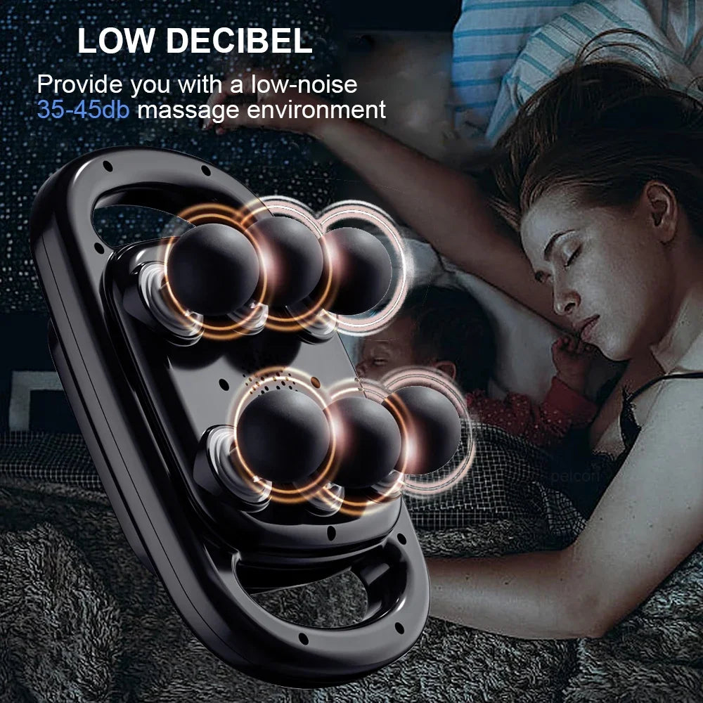 Fascia Gun Muscle Massager - 6 Massage Heads - Deep Tissue Tool Fascia Gun Tidesmit