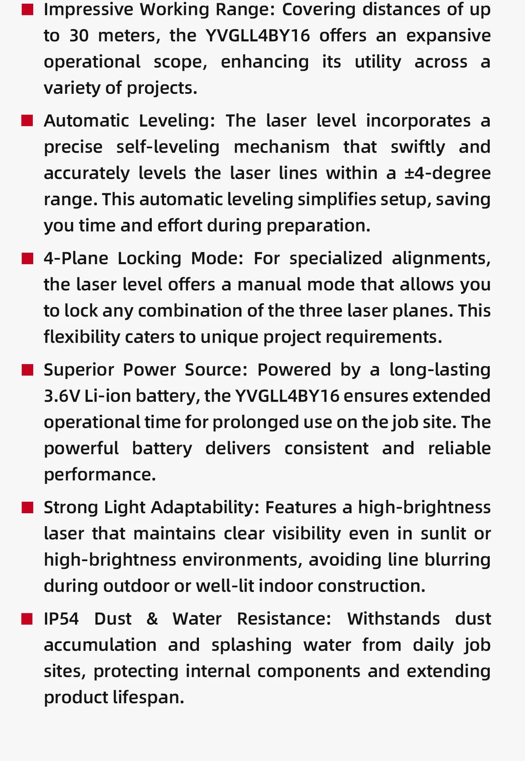 YEVOLT 4D 16 Line Green Laser Level 360 Horizontal Vertical Lines for Household DIY Ceiling Trim Wall Tile Cabinet Fitting Jobs