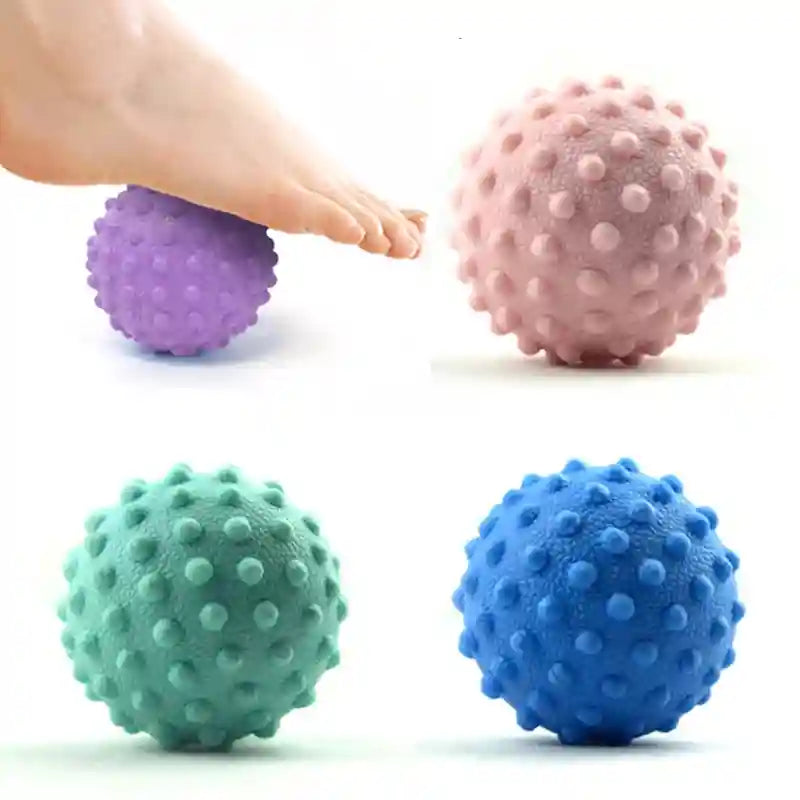 Spiky Massage Ball for Plantar Fasciitis Relief - 4.5cm Portable Tool Massage Chairs Tidesmit