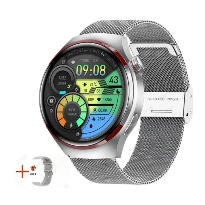 For WATCH 4 PRO Smart Watch Men Space Exploration Edition Bluetooth Call GPS NFC Heart Rate Sports SmartWatch 2026 New