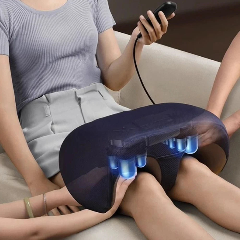 Electric Foot and Leg Massager with Heated Sole Therapy - Ivory Relaxation Treatment Tidesmit