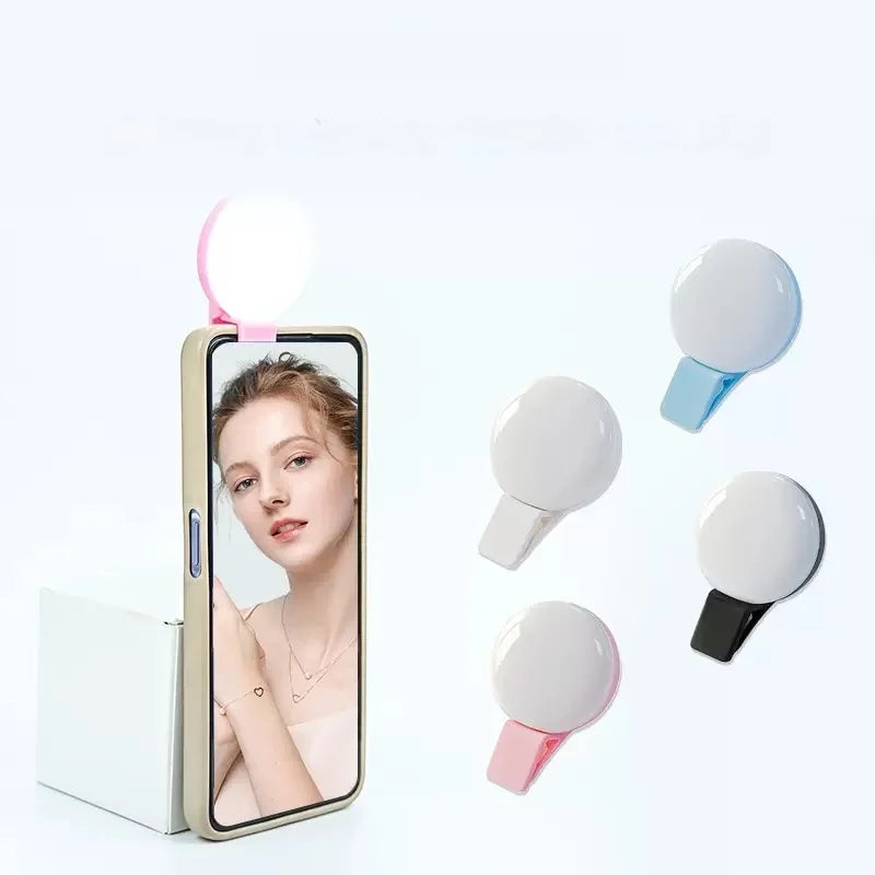 LED Selfie Ring Light – Adjustable Phone Lamp for Content Creation Tidesmit