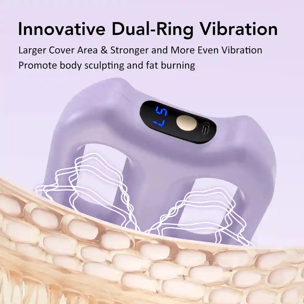Fascia Gun Portable Deep Tissue Massager Belt - Purple | Tidesmit Fascia Gun Tidesmit