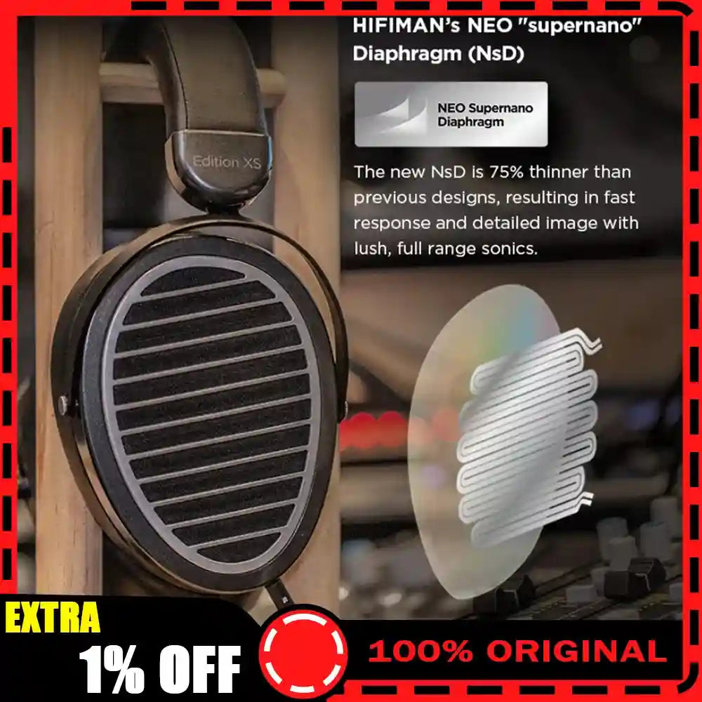 HIFIMAN Edition XS Open-Back Planar Magnetic Headphones | Tidesmit EU Tidesmit