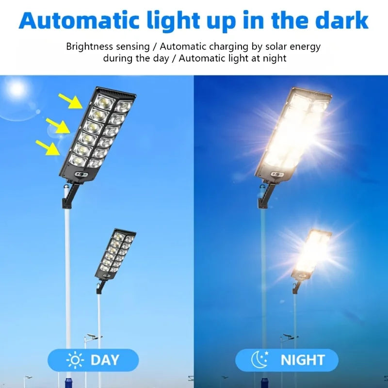 New 360LED Solar LED Outdoor Light, The Most Powerful Solar Light, Ultra Bright Solar Energy, 3Mode Light, Wide-angle Motion Sensor, Suitable For Street Lights, Courtyard Garden Decoration Lights, Outdoor Lights IP65