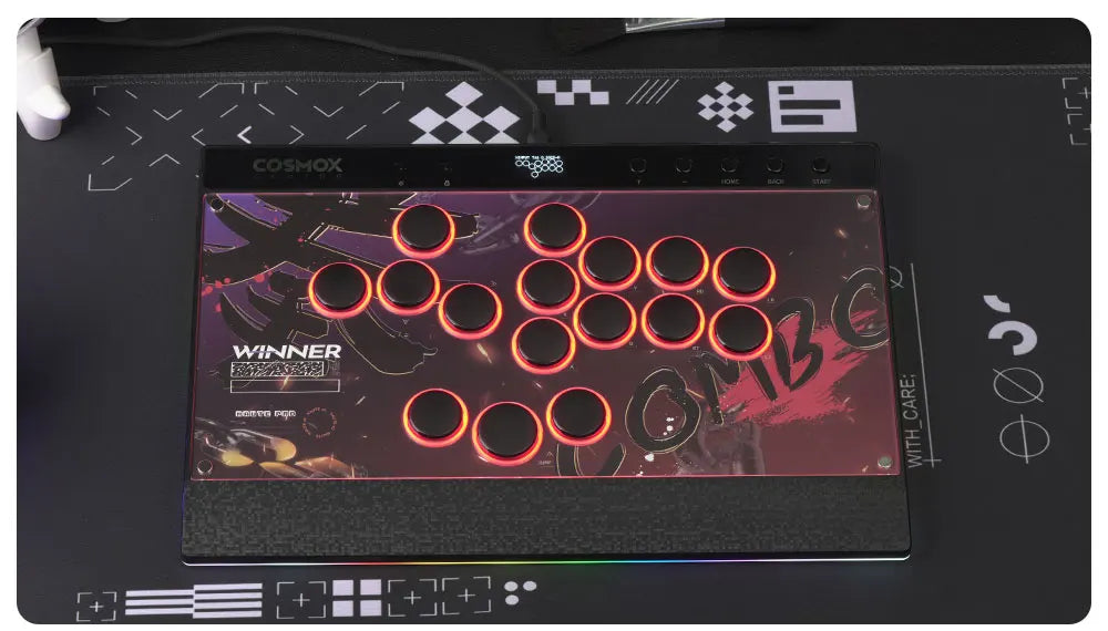 Haute42 C16 Magnetic Leverless Hitbox Controller Stickless Arcade Controller Keyboard For PC/ PS5/PS4 Hitbox Fighting Stick
