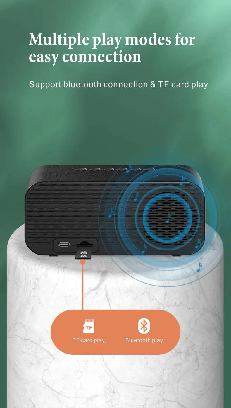 Portable Bluetooth Speaker with Alarm Clock & FM Radio | Tidesmit Tidesmit