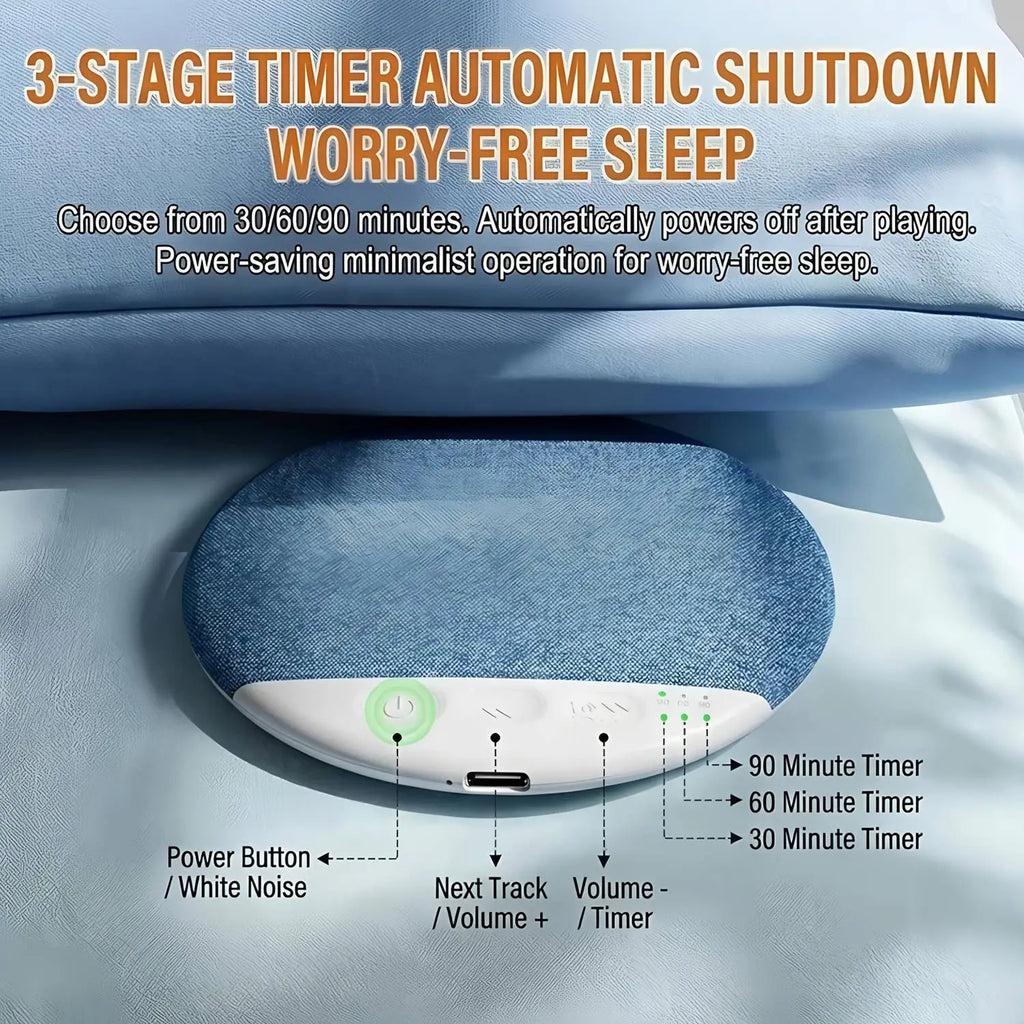 Bedroom Pillow Speaker For Sleeping Multi-functional Bluetooth Music Audio With White Noise Immersive Sleep Perfect GIft
