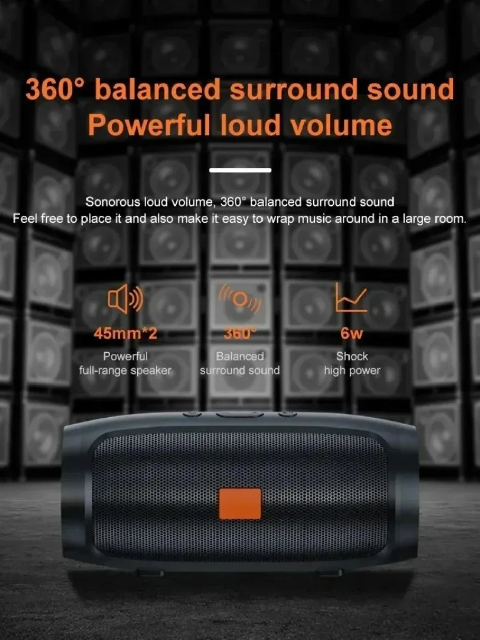 Lenovo Bluetooth 5.4 Portable Wireless Speakers TF USB FM Dual Speaker Stereo Playback Voice Broadcasting Subwoofer Speaker