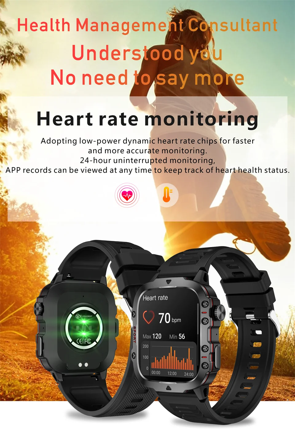 New Smart Watch For Men Women Bluetooth Call Heart Rate Sleep Monitoring 3ATM Waterproof Sport Smartwatch For Android IOS 2026