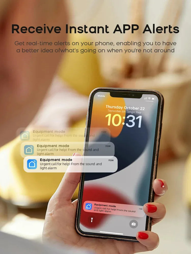 WiFi Home Alarm System with Alexa Voice Control and App Automation Tidesmit