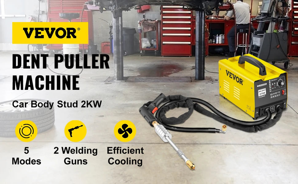 VEVOR Pro Leg Stretcher 220LBS Leg Stretch MachineCarSpotWelder3500ADentPullerKitHandHeldVehicleSpotterWeldingCarBodyBumper