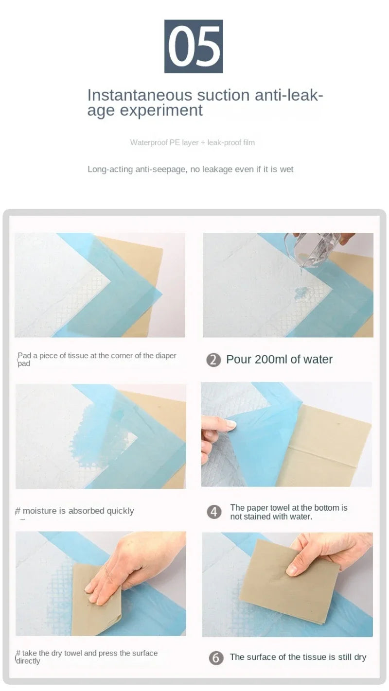 50/30/20/10PCS Absorbent Dogs Diapers Disposable Puppy Training Pee Pads Quick Dry Surface Mat Clean Cushion Dog Supplies