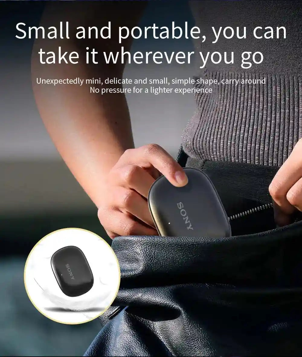 Wireless Bluetooth Earbuds with Active Noise Cancellation & Clear Mics Tidesmit