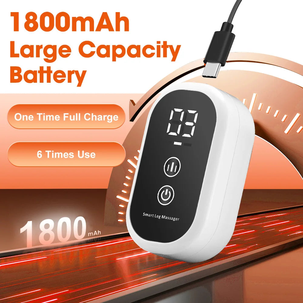 Electric Calf Massager with Heat – Rechargeable Wireless Muscle Relief Body Shaping Massage Equipment Tidesmit