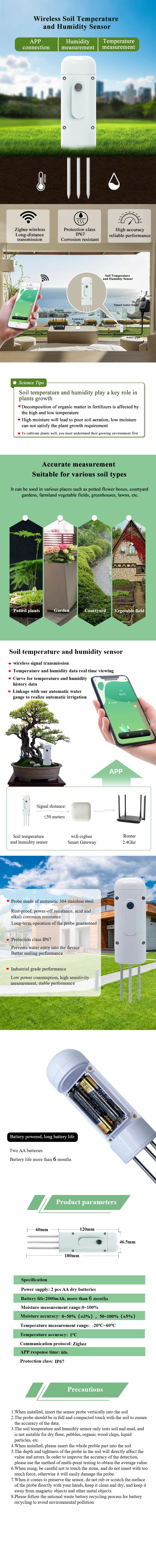 Zigbee Smart Water Valve Controller for Automated Irrigation Tidesmit