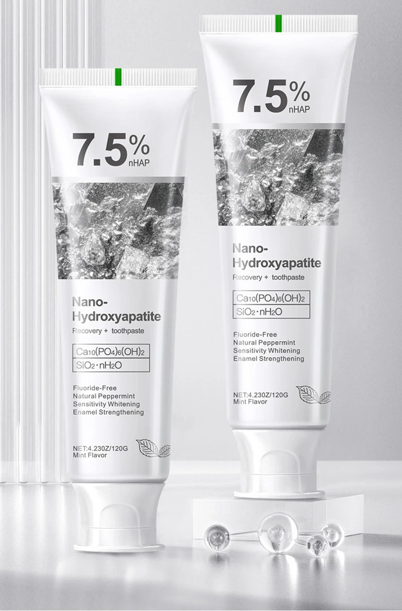 Tidesmit 7.5% Hydroxyphosphate gray stone teeth whitening toothpaste for stain removal and fresh breath