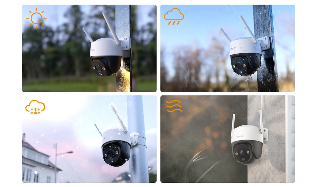 IMOU 2PCS Cruiser SE+ 5MP Set Wi-Fi Camera Smart Color Night Vision IP66 Outdoor Security 360° Coverage Smart Auto Tracking