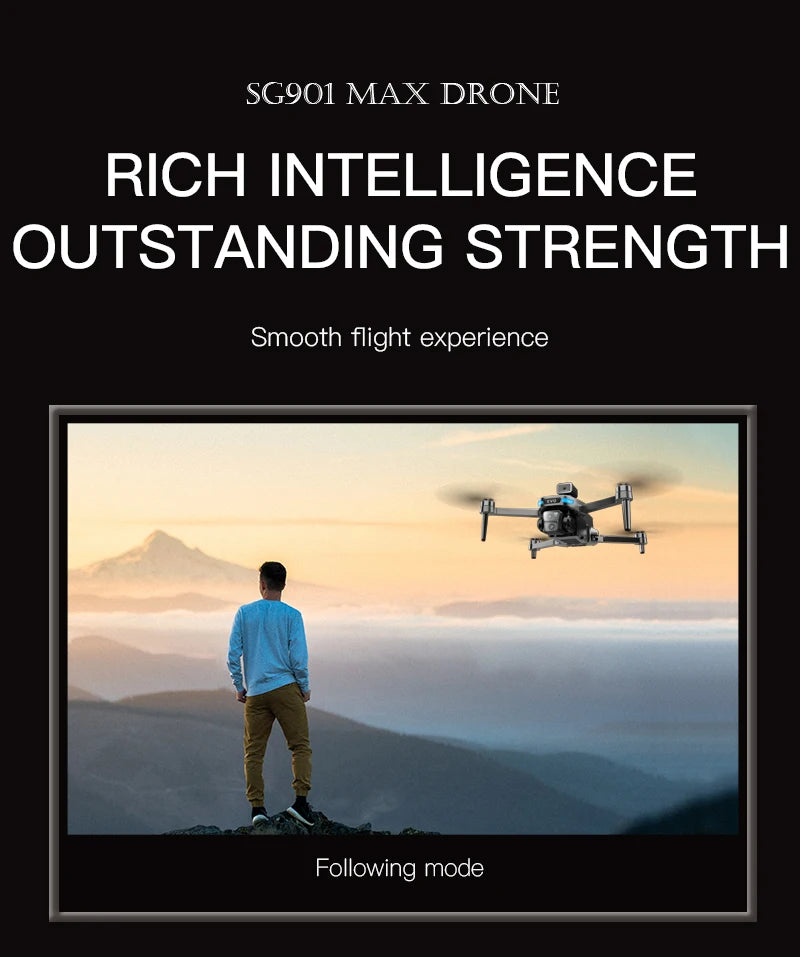 4K GPS Drone with HD Camera - Foldable Obstacle Avoidance Tech Tidesmit