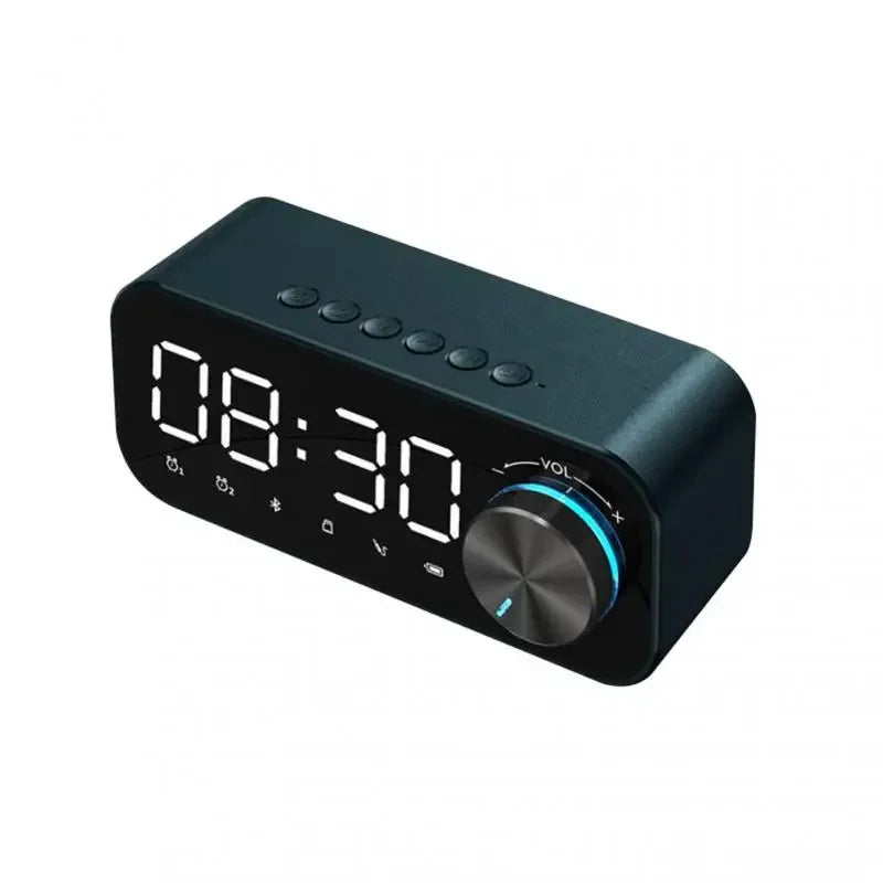 Portable Bluetooth Speaker with Alarm Clock & FM Radio | Tidesmit blue Tidesmit