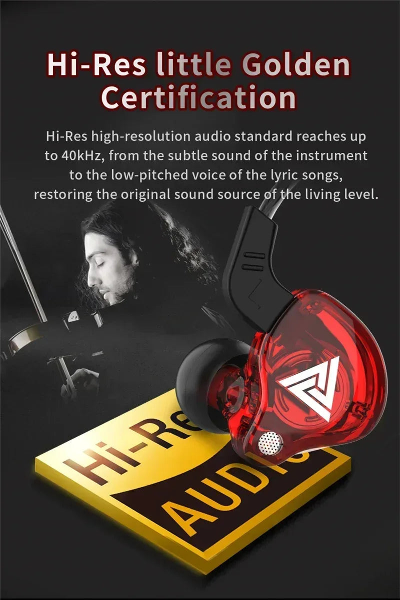 Tidesmit 6 Dynamic Driver Hi-Fi Wired Earbuds with Microphone Tidesmit