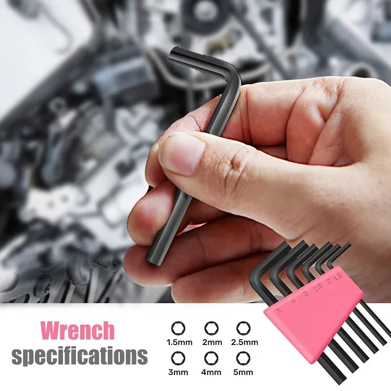 For DIY Use Pink Household Tool Kit Manual Repair Tools Set Multi-Function Home Electrical Maintenance Hand Tools