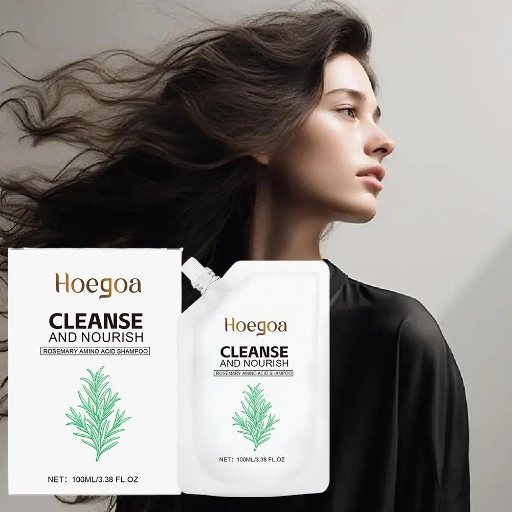 1/2PCS Rosemary Amino Acid Shampoo, Shampoo for Thinning Hair, Natural Formula to Strengthen & Thicken Hair, Controls Oily Scalp