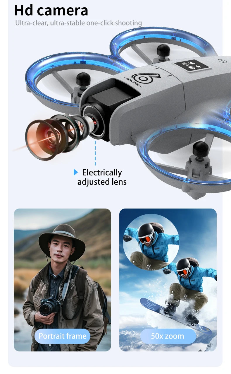 Mini 4K Camera Drone - Foldable Remote Control Aircraft Tidesmit