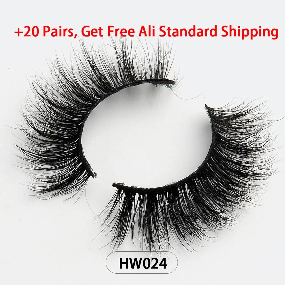 3D Mink False Eyelashes – 0.05mm Ultra-Soft Flex Band Construction | Tidesmit