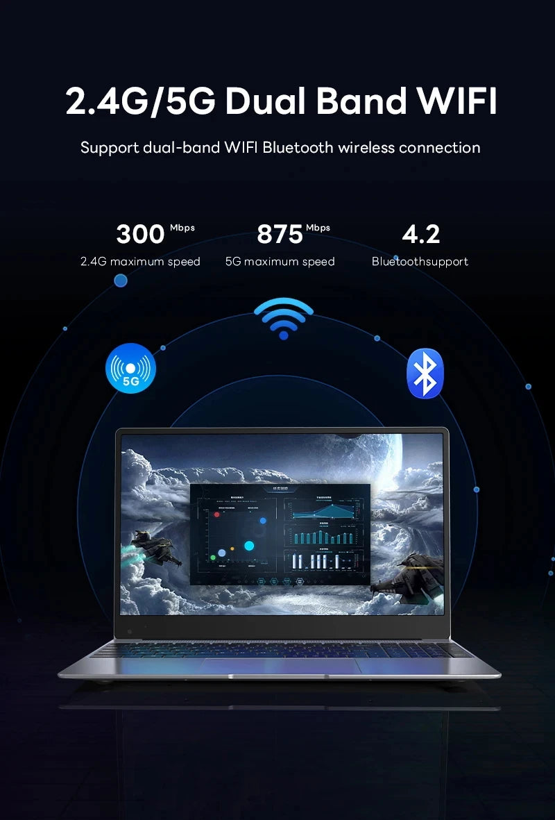 2026 New 14.1" Laptop Computer Intel Core i9 10980HK Windows 11 Pro 16GB RAM 1TB M.2 SSD Gaming Notebook WiFi6 Portable Laptop