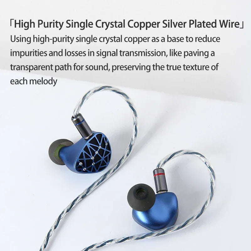 Sound Rhyme SR10 10-Driver Hybrid HiFi Wired IEMs by Tidesmit Tidesmit