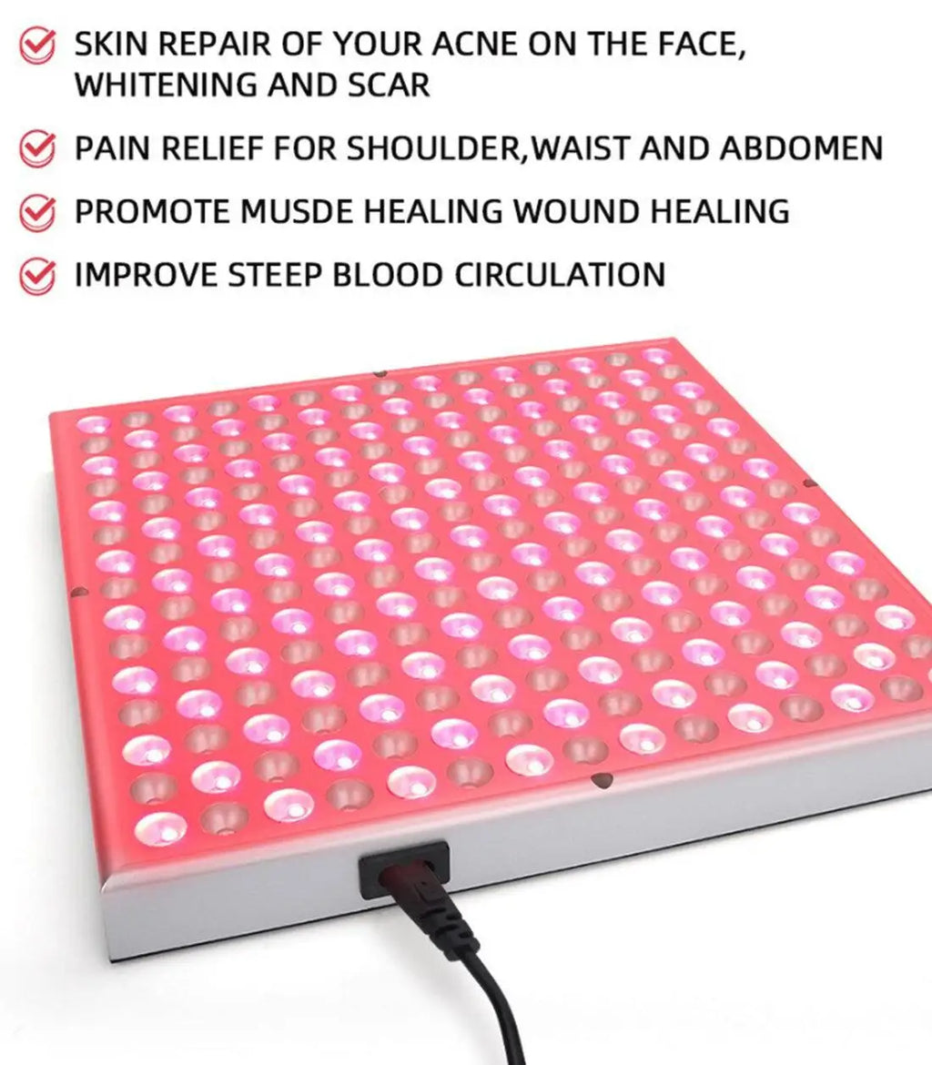 LED Red Light Therapy Panel 660nm 850nm Full Body for Facial Anti Aging Skin Care Beauty Pain Relief Muscles Joint Improve sleep