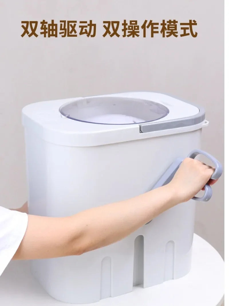 Tidesmit manual shoe washing machine for dorms, hand-cranked non-electric laundry tool for shoes and socks, hero view