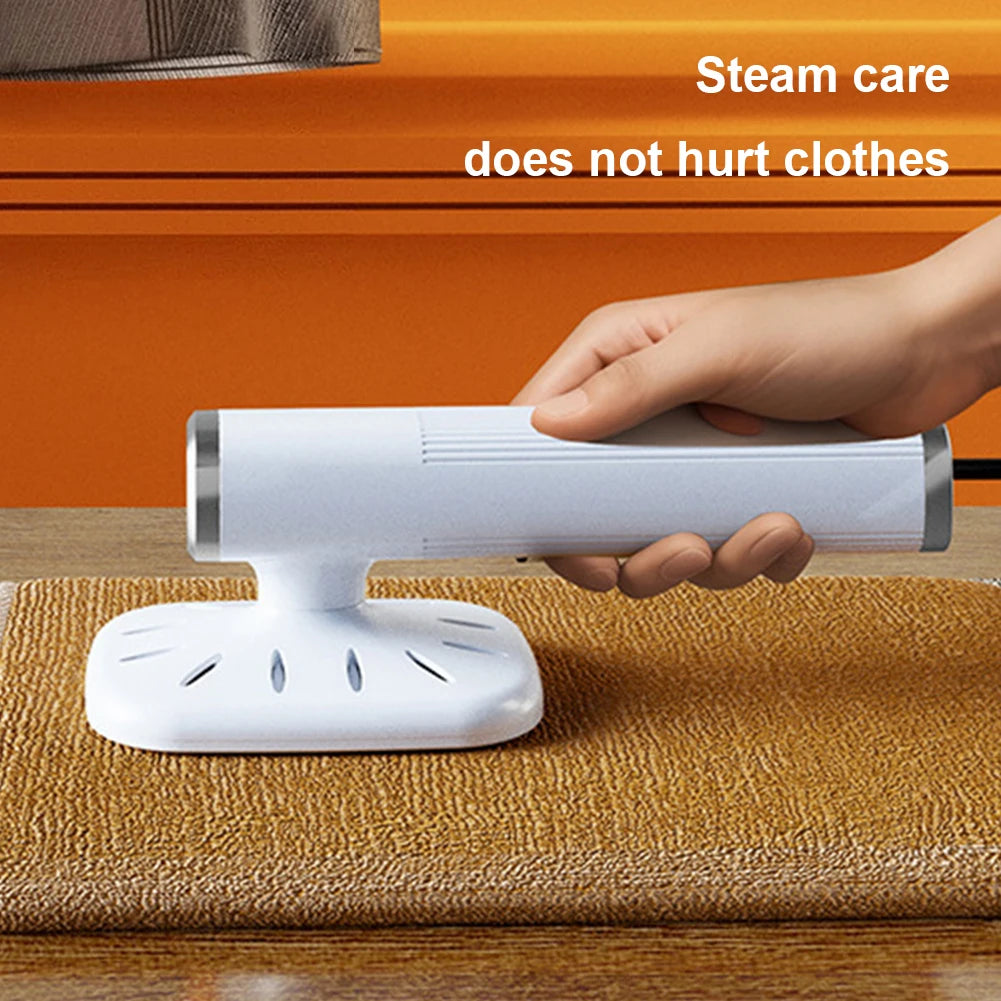Tidesmit 2025 portable mini steam iron featuring 360-degree rotating head for easy dry and wet garment steaming